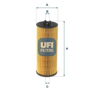 FILTR OLEJU. SZT UFI 2520400