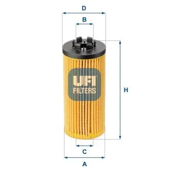 FILTR OLEJU. SZT UFI 2521100