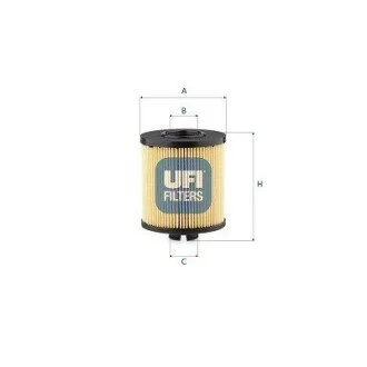 FILTR OLEJU WKLAD UFI 2528300