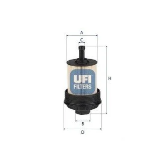 FILTR OLEJU WKLAD UFI 2528500