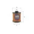 FILTR OLEJU WKLAD UFI 2528800 (фото 1)