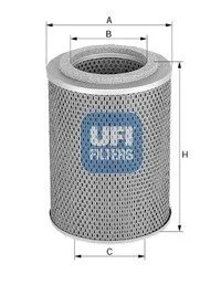 Фiльтр оливний UFI 2549500