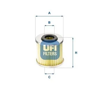 Фільтр масла UFI 2552900