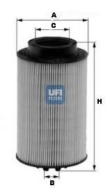 Фільтр палива UFI 2601100 (фото 1)