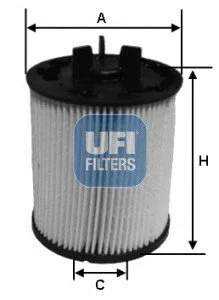 Фільтр палива UFI 2602300