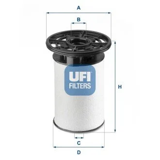 Фильтр топливный UFI 26.076.01