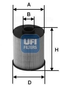 Фільтр палива UFI 2607700 (фото 1)