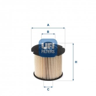 UF Фільтр палива (шт.) UFI 2610400
