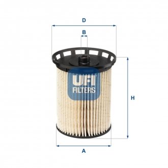 Фільтр паливний UFI 26.129.00