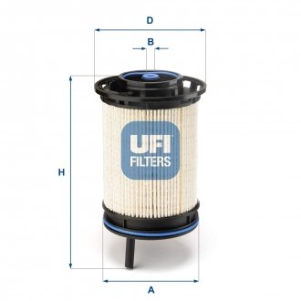 Фільтр паливний UFI 26.130.00 (фото 1)