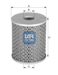 Фiльтр оливний mb, 2,0-2,4, 79-90 UFI 2664800