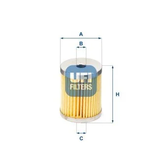 Фільтр палива UFI 2666000