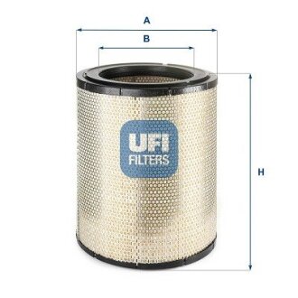 Фільтр повітряний (фільтруючий елемент) UFI 2741600 (фото 1)