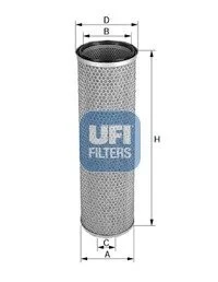 Фільтр повітряний (фільтруючий елемент) UFI 2744500