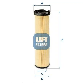 Фільтр повітряний UFI 2758600