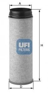 Фільтр додаткового повітря UFI 2764900
