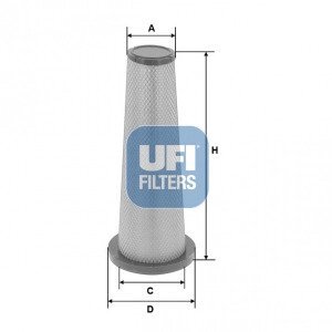 Фільтр повітряний (фільтруючий елемент) UFI 27D2500