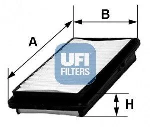 Фільтр повітряний UFI 3038000