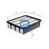 FILTR POWIETRZA UFI 30A9100 (фото 1)