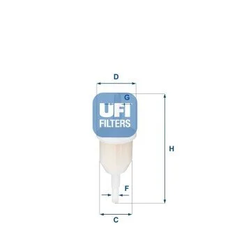 Фільтр палива UFI 3100900