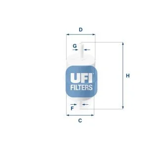 Топливный фильтр UFI 31.010.00