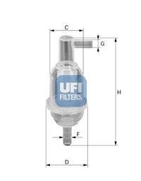 Фільтр палива UFI 3101300 (фото 1)