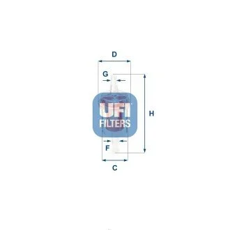 Топливный фильтр UFI 31.027.00