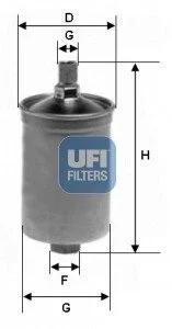 Фільтр палива UFI 3150300