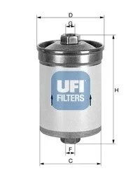 Фiльтр паливний UFI 3153100