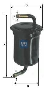 Фiльтр паливний UFI 3153300