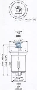 Фільтр паливний UFI 3164000