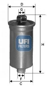 Фільтр палива UFI 3169900