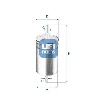 Паливний фільтр UFI 31.722.00