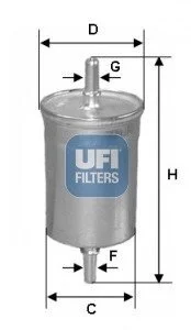 Фільтр палива UFI 3182500