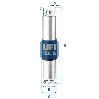 Фільтр палива UFI 3184700