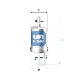 Фільтр палива UFI 3185500