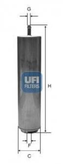 Паливний фільтр UFI 31.952.00