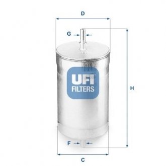 FILTR PALIWA. SZT UFI 3199400