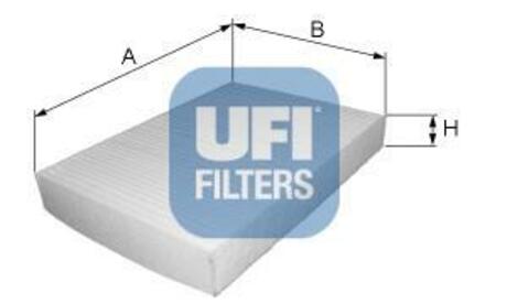 Фильтр, воздух во внутренном пространстве UFI 5303400