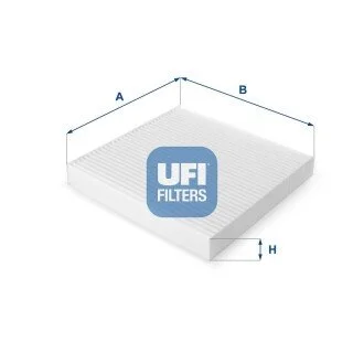 Фильтр, воздух во внутренном пространстве UFI 53.123.00