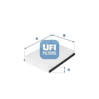 Фільтр салону вугільний UFI 53.211.00