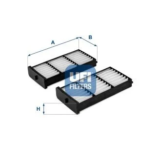 FILTR KABINOWY UFI 5327400 (фото 1)