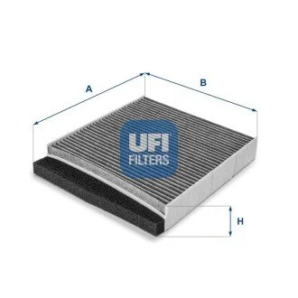 Фільтр салону вугільний UFI 54.126.00