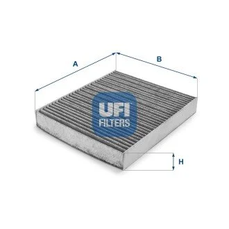 Фильтр, воздух во внутренном пространстве UFI 54.136.00