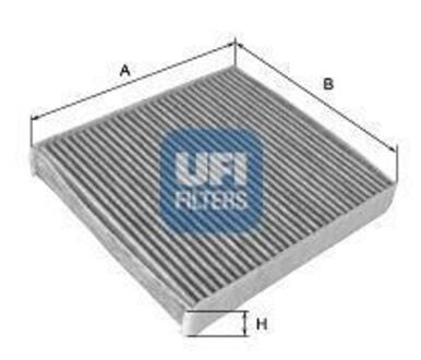 Фильтр, воздух во внутренном пространстве UFI 54.158.00 (фото 1)