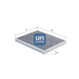 FILTR KABINOWY WEGLOWY UFI 5447600 (фото 1)