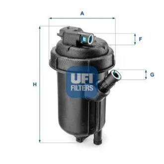 Фiльтр паливний UFI 5512500