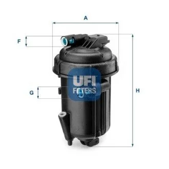 Паливний фільтр UFI 55.163.00