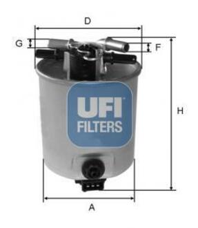 Топливный фильтр UFI 5539300 (фото 1)