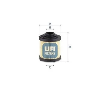 Гідравлічний фільтр (фільтруючий елемент) UFI 8306500 (фото 1)